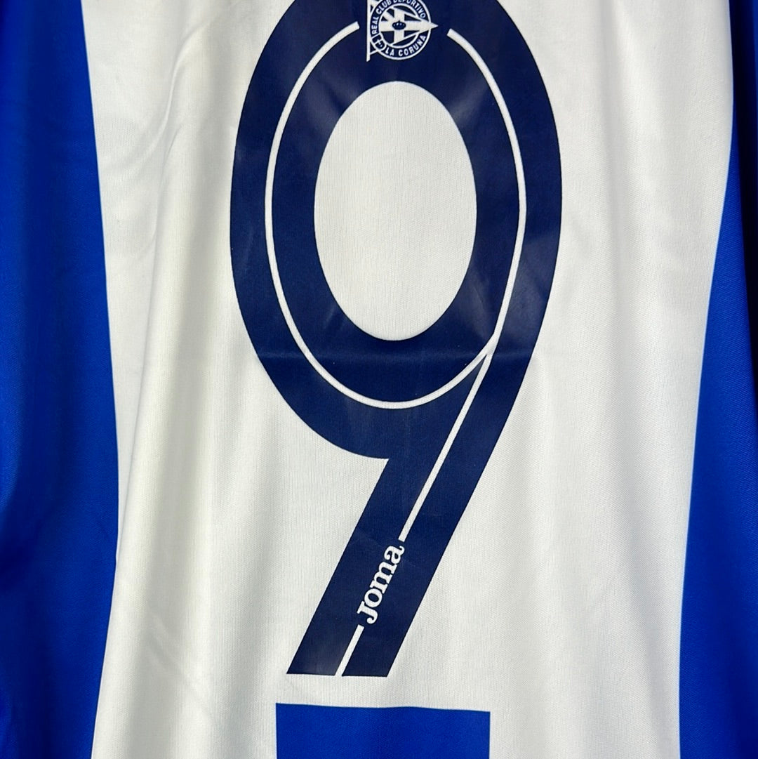 Deportivo La Coruna 2004/2005 Player Issue Home Shirt - Tristan 9 - Long Sleeve