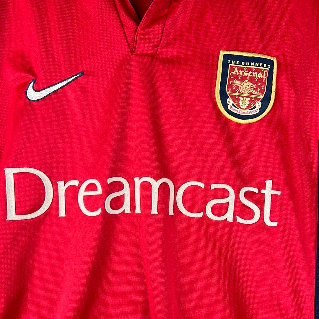 Arsenal 1999/2000 Home Shirt - Medium - No 3 - Very Good Condition