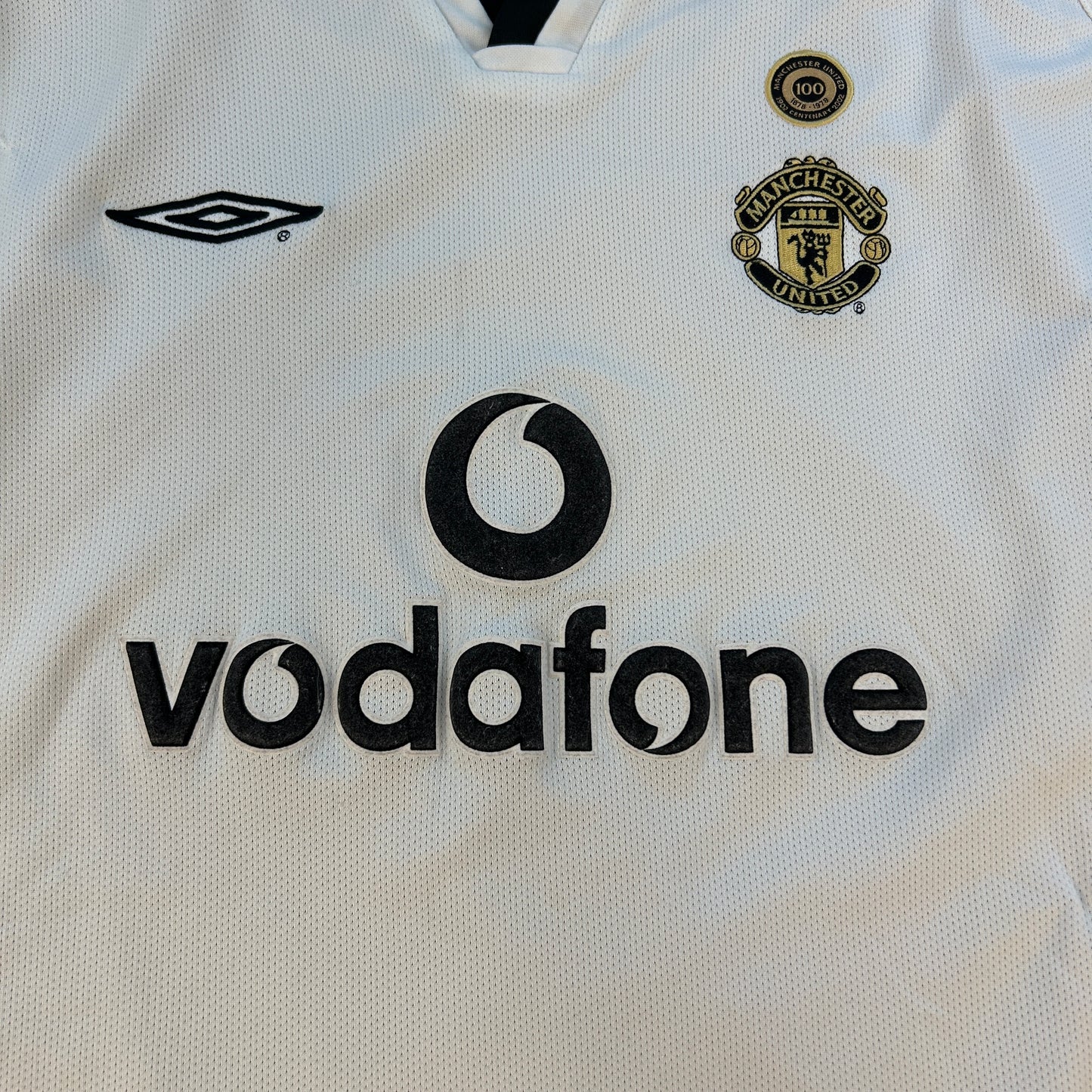 Manchester United 2001/2002 Away/Third Reversible Shirt - Long Sleeve - Extra Large