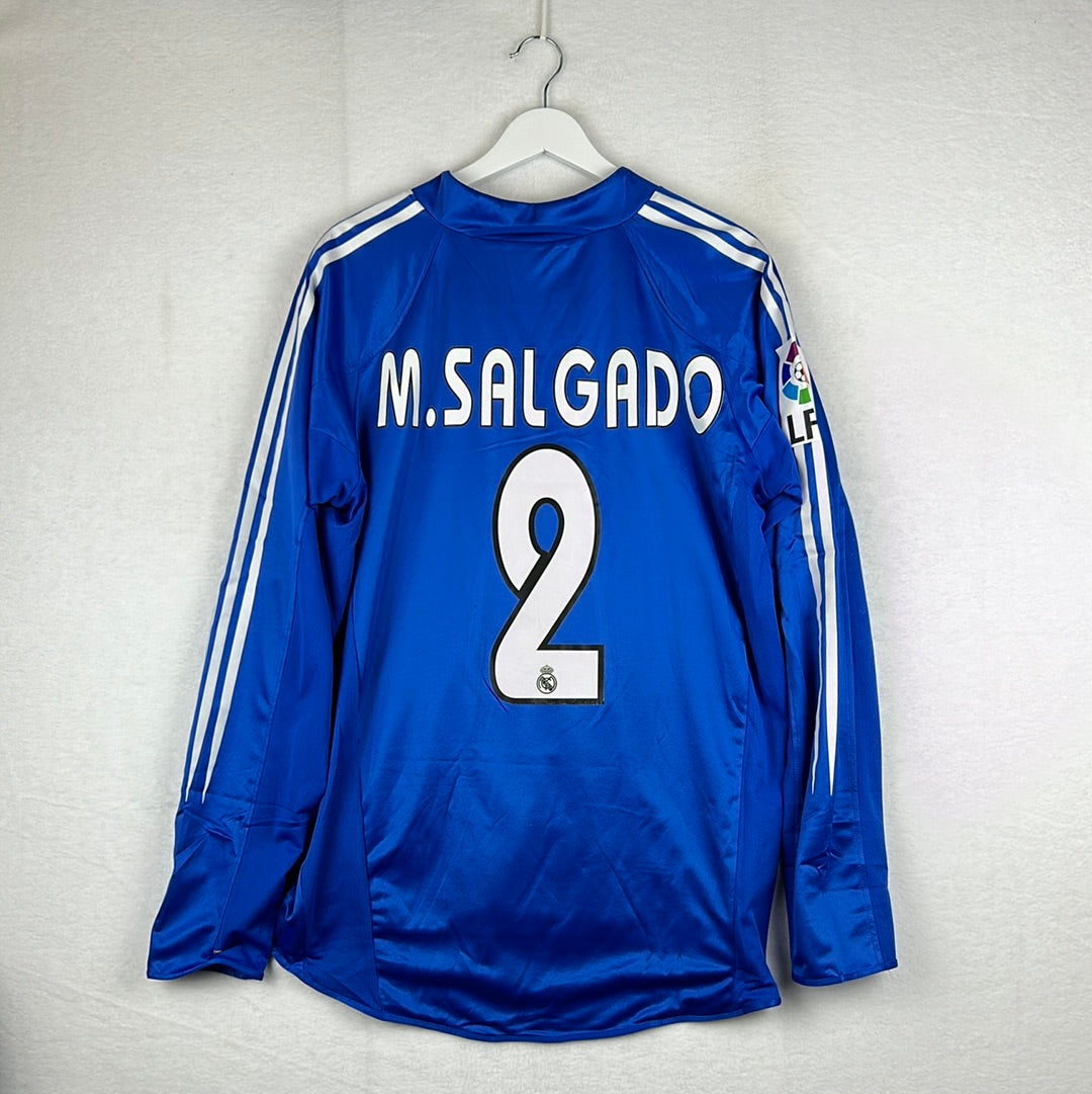 Real Madrid 2002/2003 Player Issue Third Shirt - M.Salgado 2