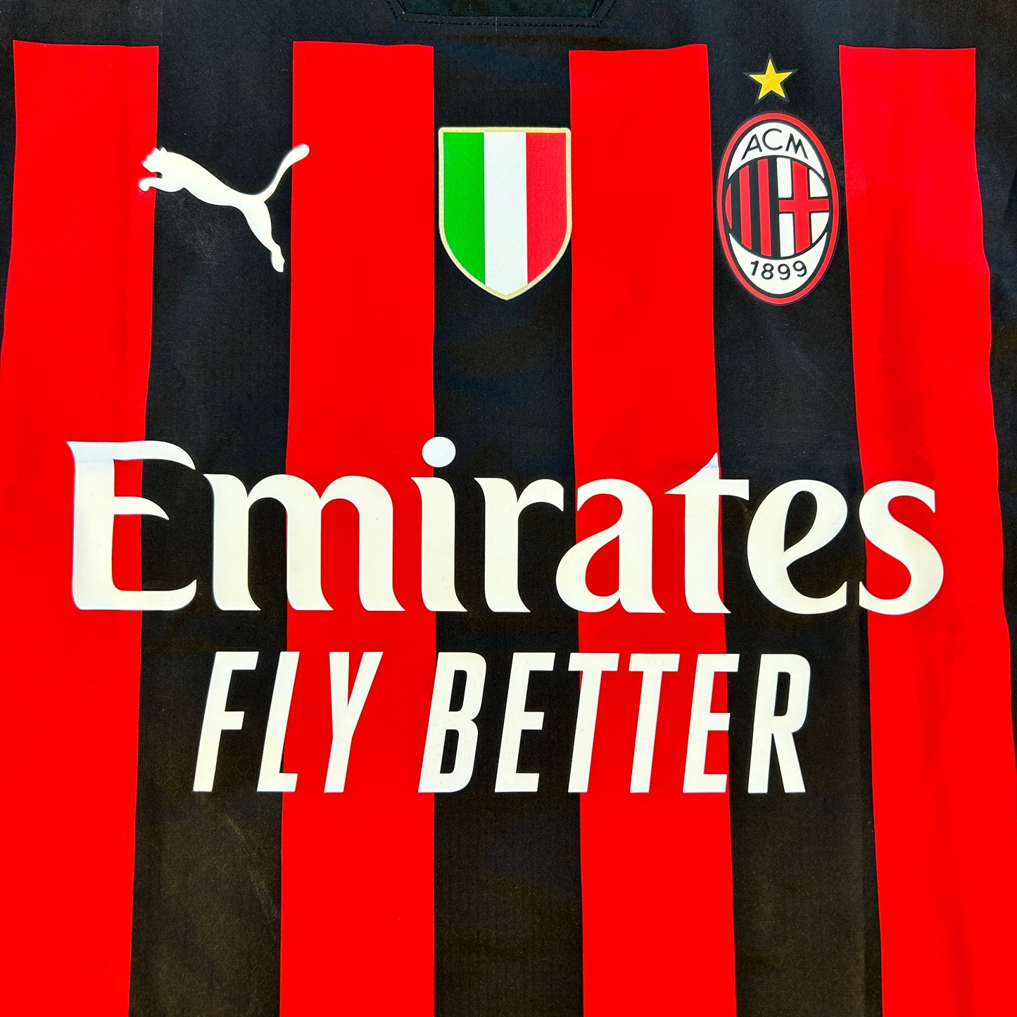 AC Milan 2022/2023 Match Issued Home Shirt - Krunic 33