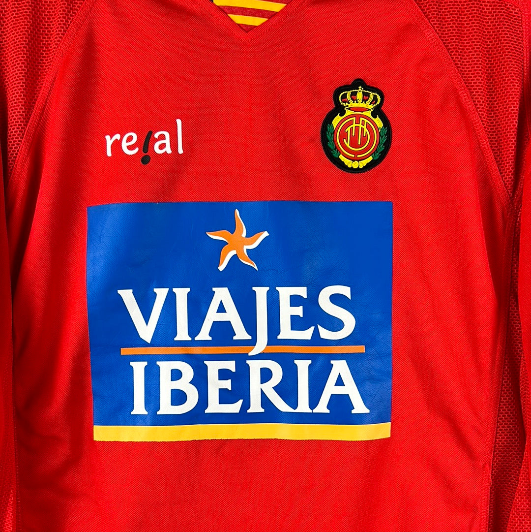 Real Mallorca 2006-2007 L/S Match Issued Home Shirt - Large - Maxi 9