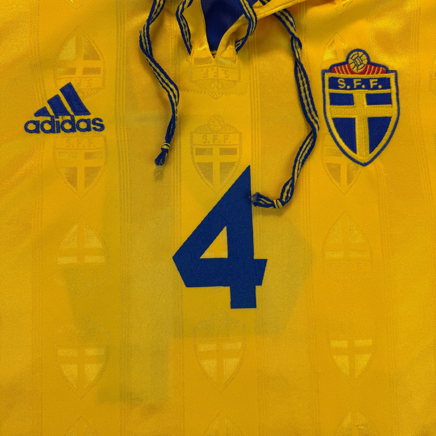 Sweden 1998 Player Issue Home Shirt