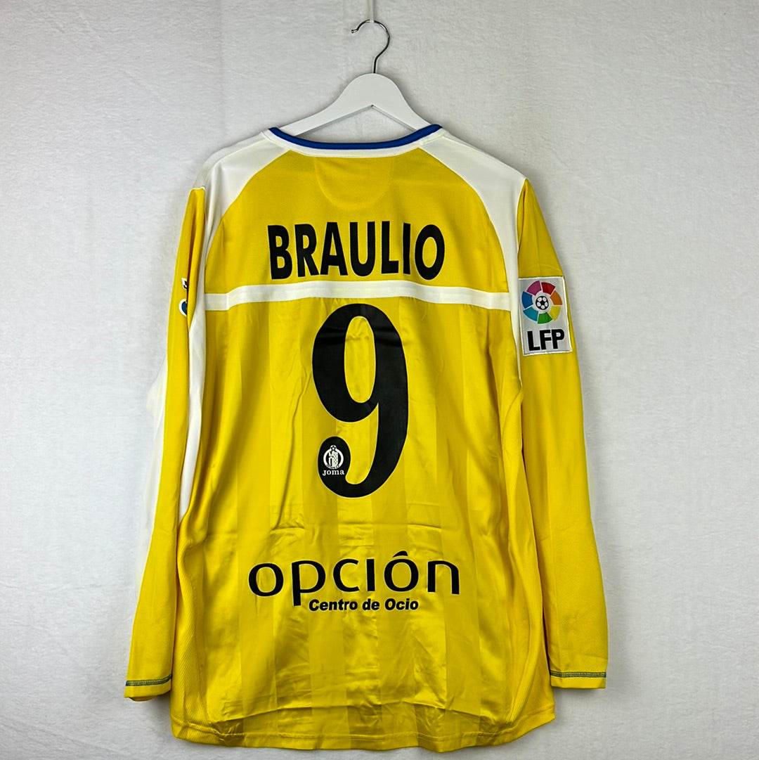 Getafe 2007/2008 Player Issue Third Shirt - Braulio 9