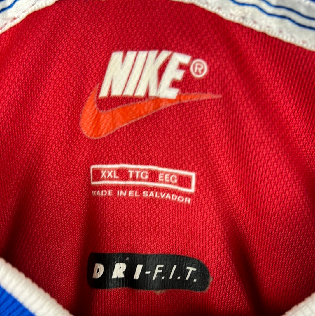 South Korea 1999 Match Worn Shirt v Belgium - Y Y Choi