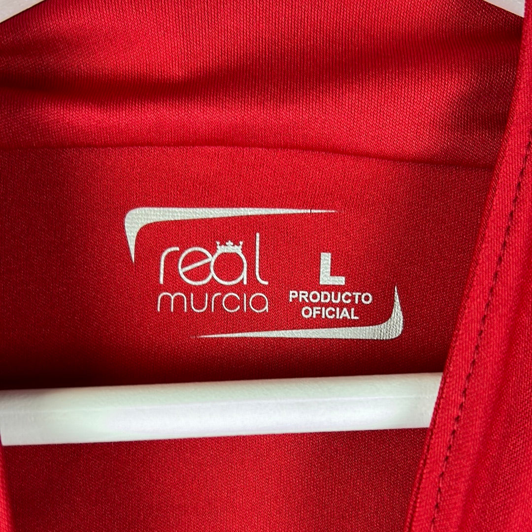 Real Murcia 2007-2008 Player Issue Home Shirt - Large - Pena 16