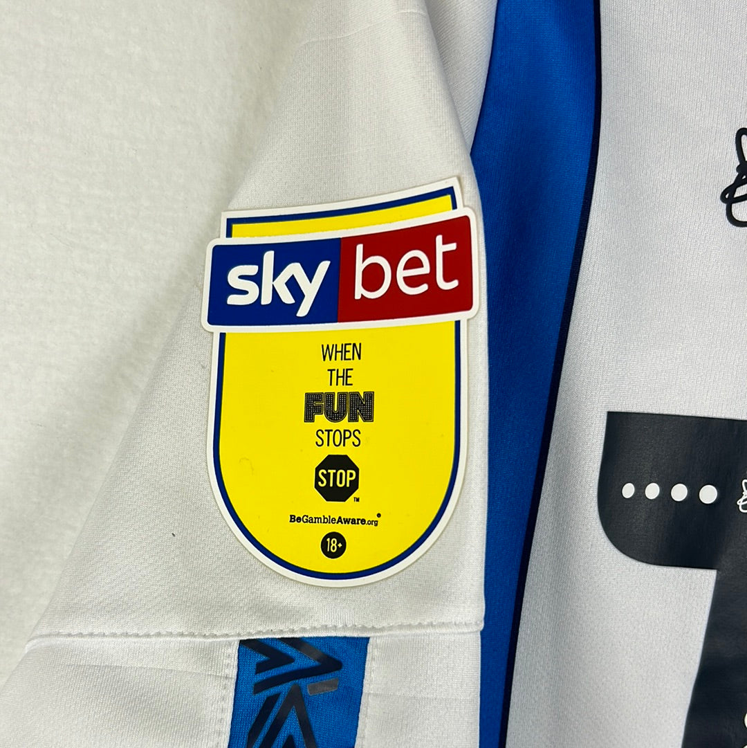 Huddersfield Town 2019/2020 Match Worn Home Shirt - Mooy 10