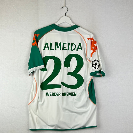Werder Bremen 2006/2007 Player Issue Home Shirt - Almedia 23