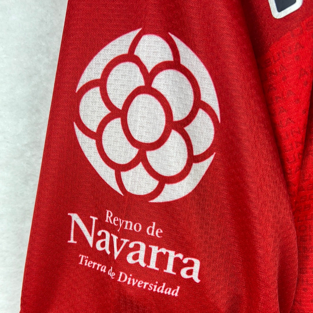 Osasuna Match Worn 2004/2005 Home Shirt - Copa Del Ray Final - Milosevic 9