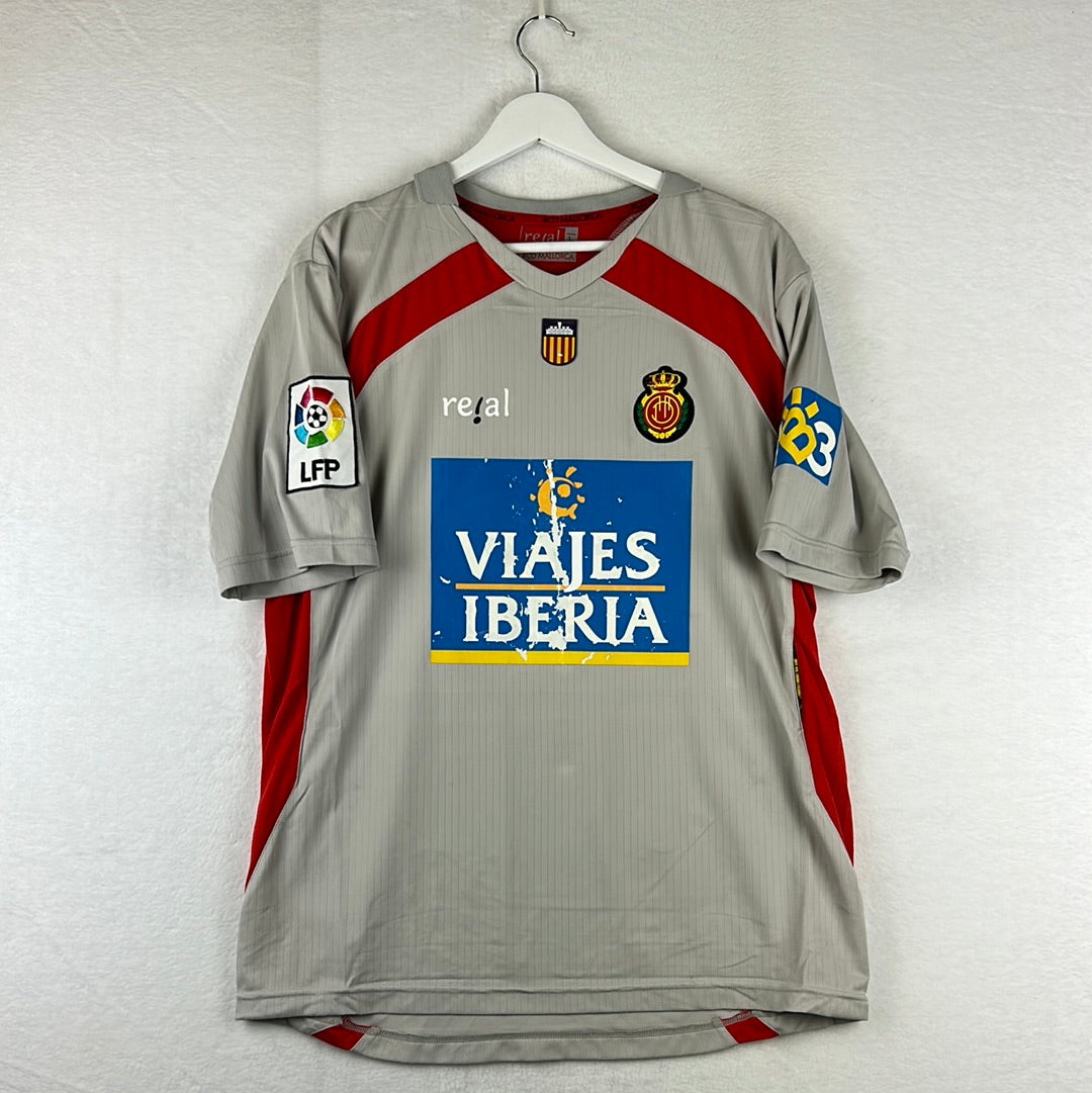 Real Mallorca 2007-2008 Match Worn Away Shirt - Large - Arango 18