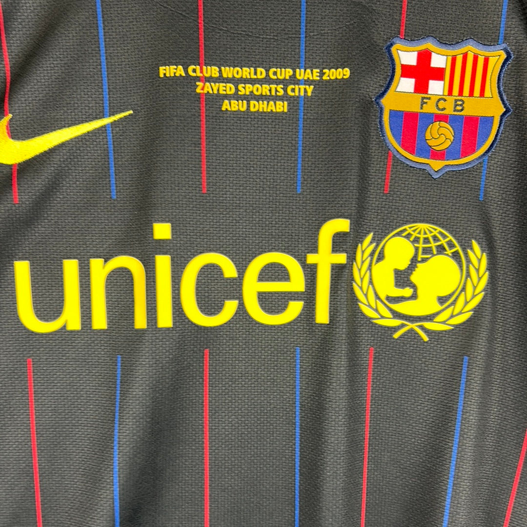 Barcelona 2009/2010 Player Issue Third Goalkeeper Shirt - Valdes 1 - WCC Dubai