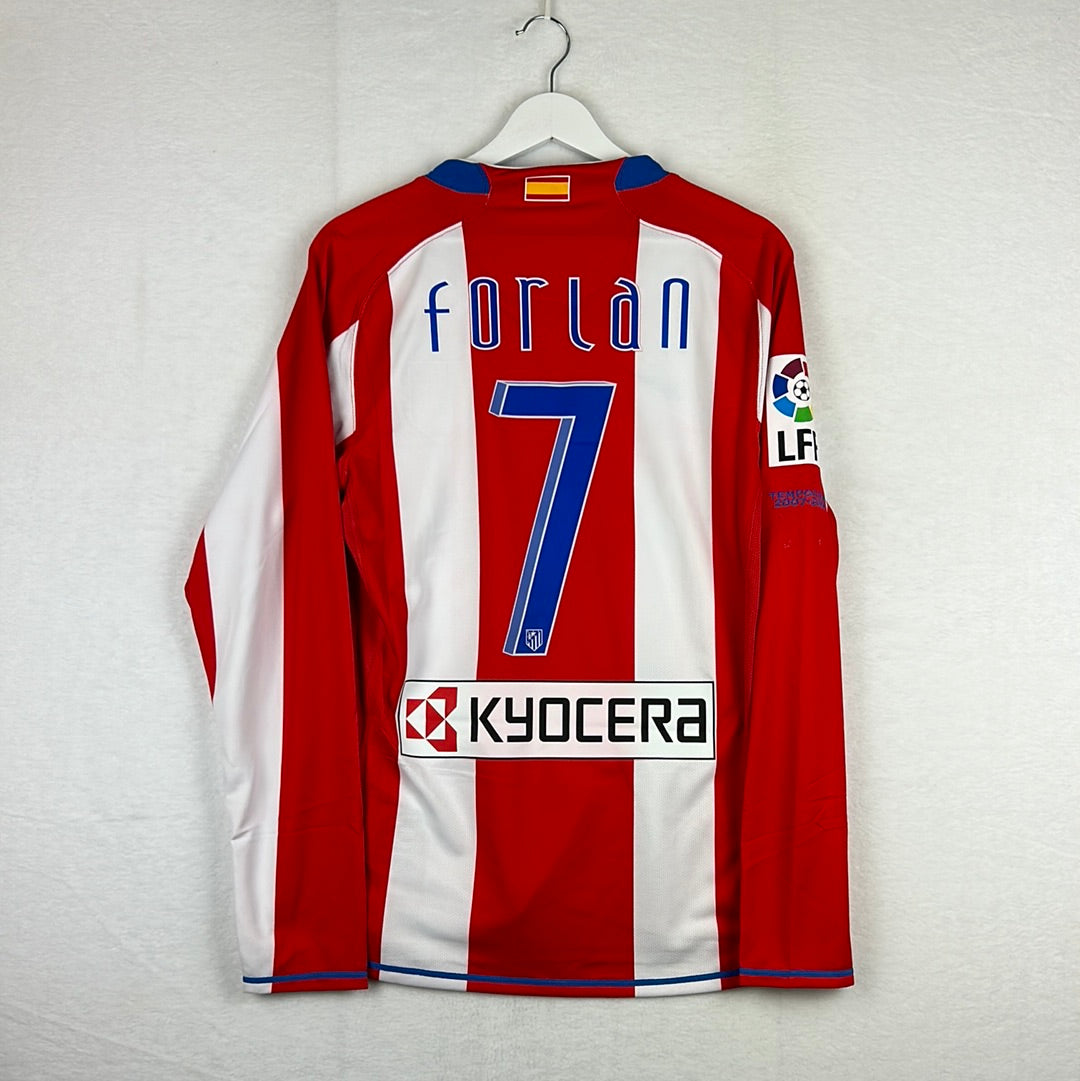 Atletico Madrid 2007/2008 Player Issue Home Shirt
