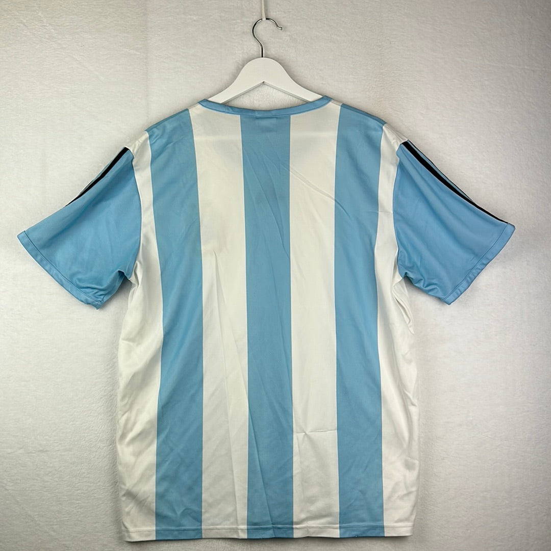Argentina 2008-2009 Home Shirt - Large - Good Condition
