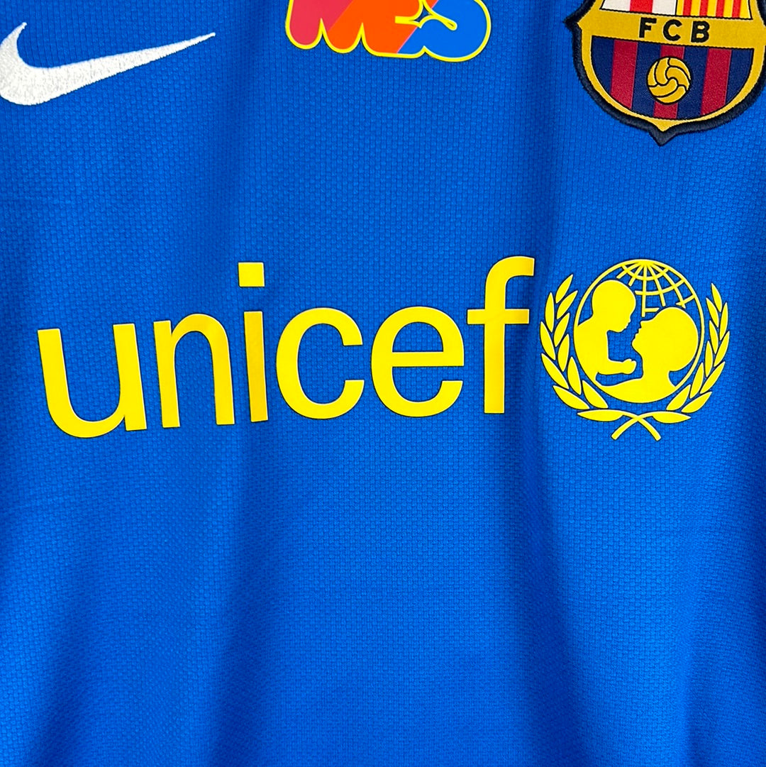 Barcelona 2008/2009 Player Issue Third Goalkeeper Shirt - Valdes 1