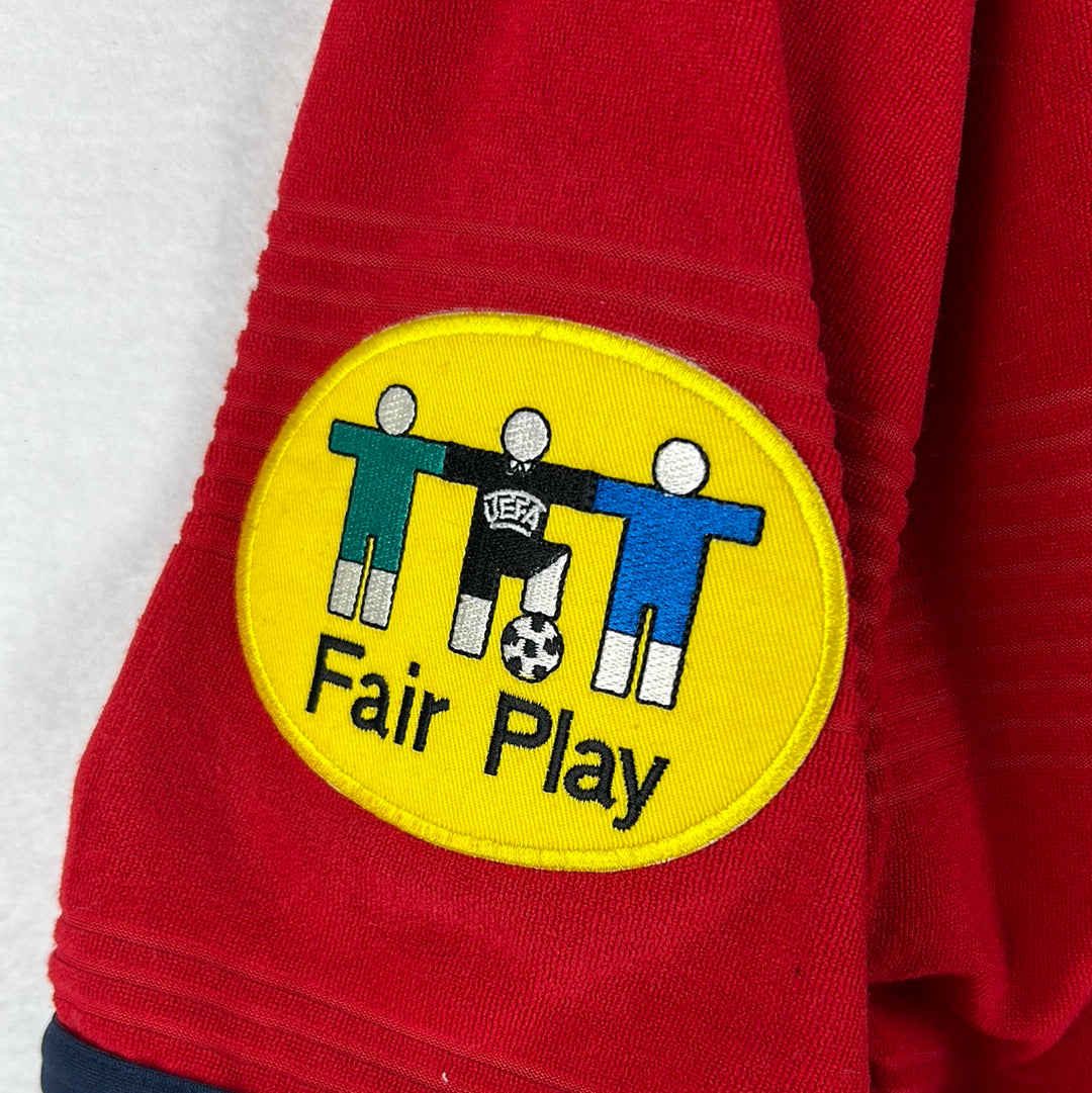 UEFA Fair play sleeve patch