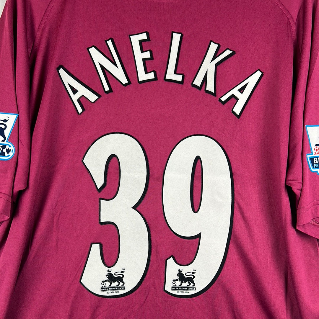 Bolton Wanderers 2006/2007 Player Issue Away Shirt - Anelka 39