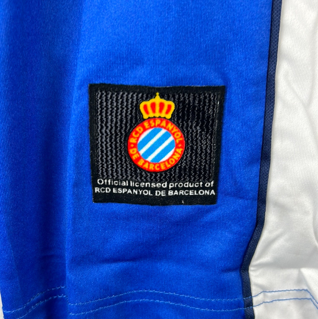Espanyol 2007-2008 Player Issue Home Shirt - Large - Lola 25