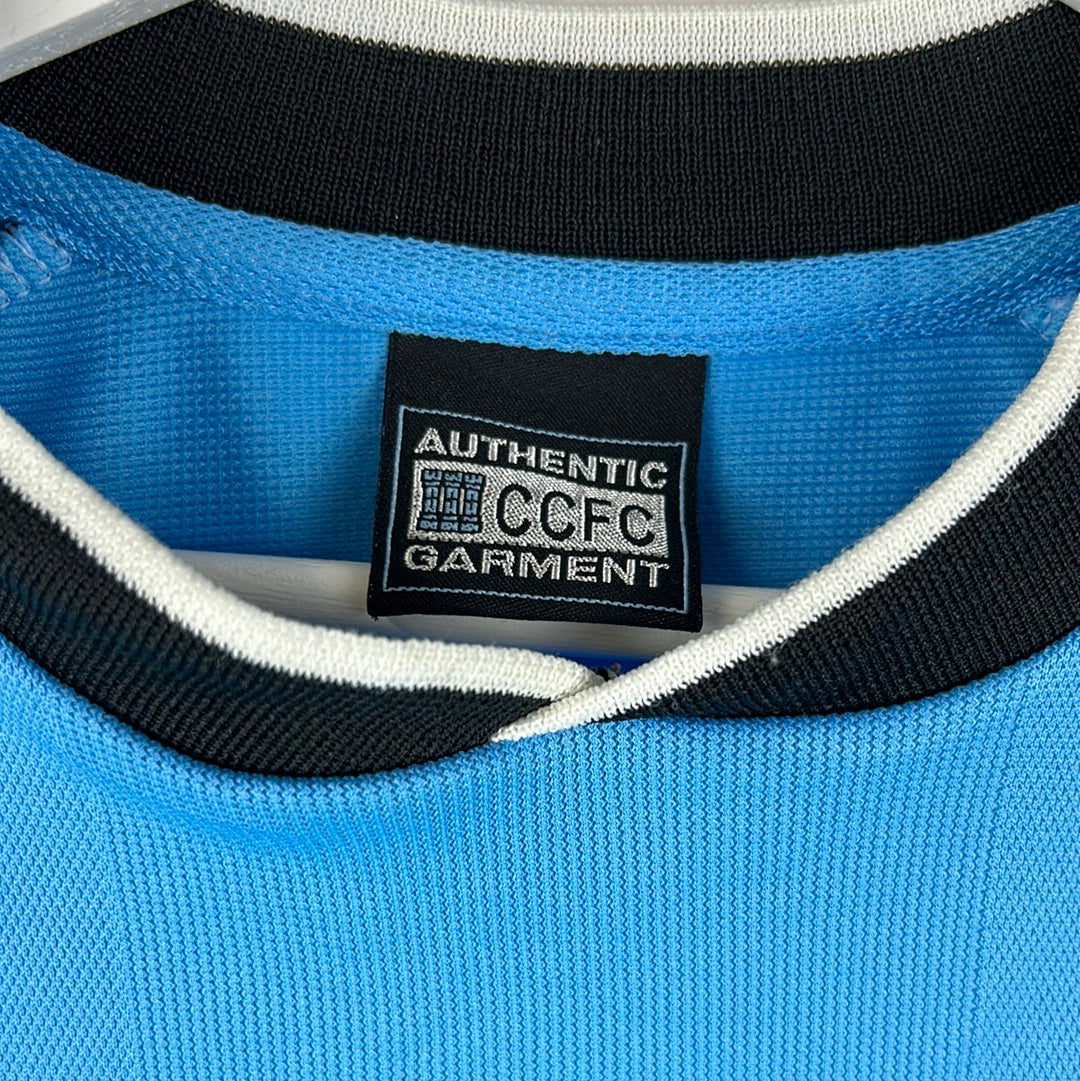 Coventry City 2001/2002 Home Shirt - 38/40 Inches - Very Good Conditon