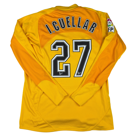 Atletico Madrid 2004/2005 Player Issue Goalkeeper Shirt - I.Cuellar 27 La Liga print