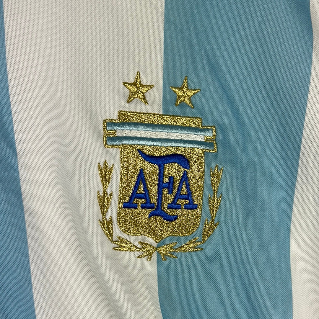 Argentina 2008-2009 Home Shirt - Large - Good Condition