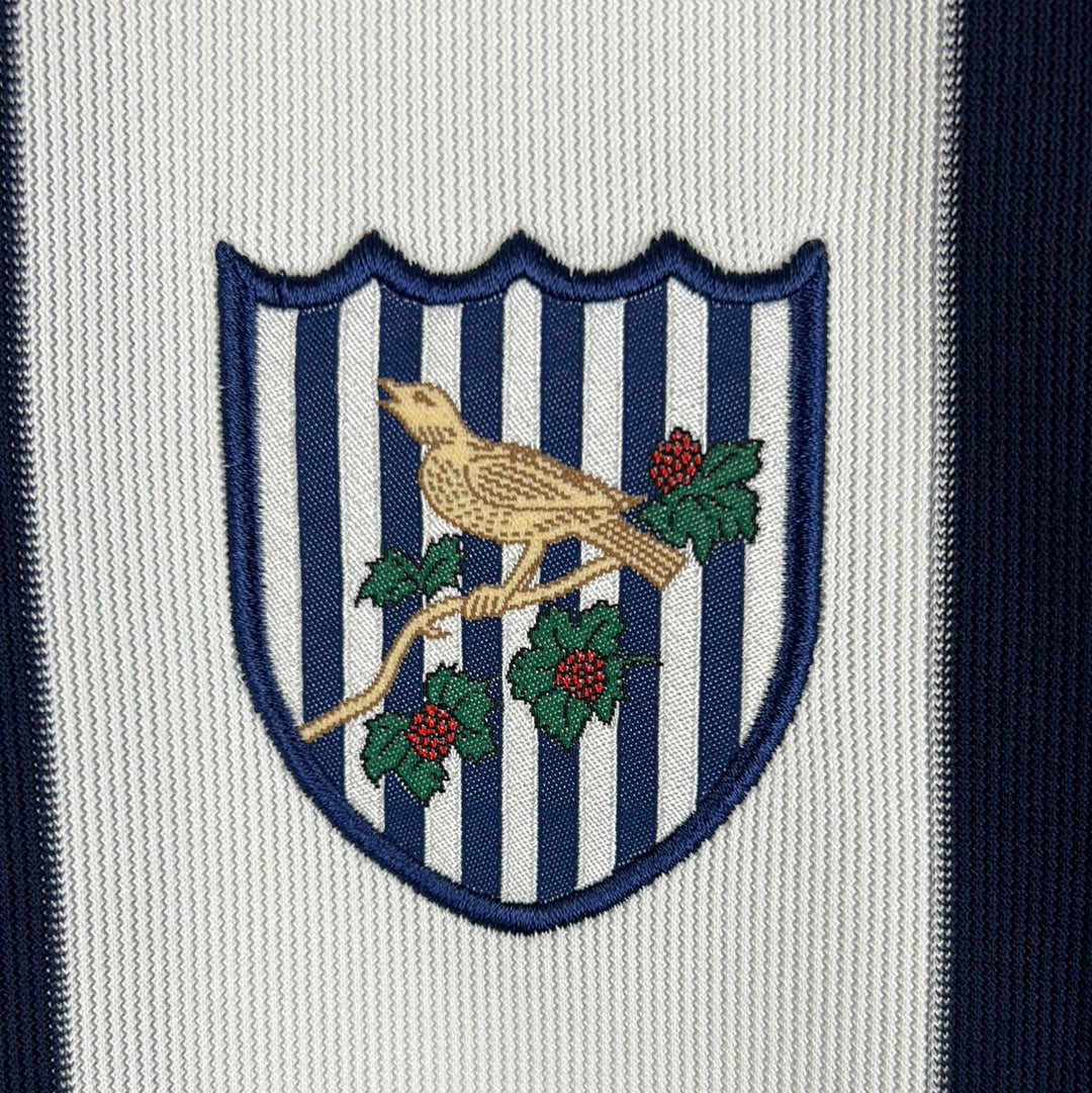 West Bromwich Albion 2003/2004 Match Worn Home Shirt - Kinsella