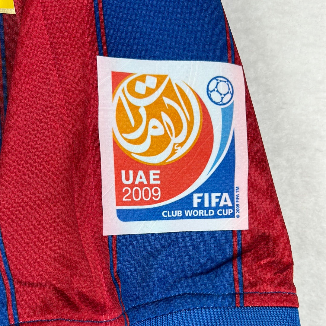 Barcelona 2009/2010 Player Issue Home Shirt - Fifa World Club Cup - Marquez 4