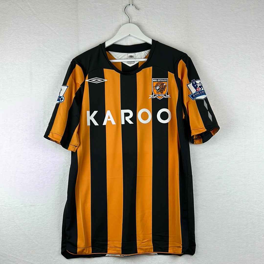 Hull City 2008/2009 Player Issue/ Match Worn Home Shirt - Boateng 20
