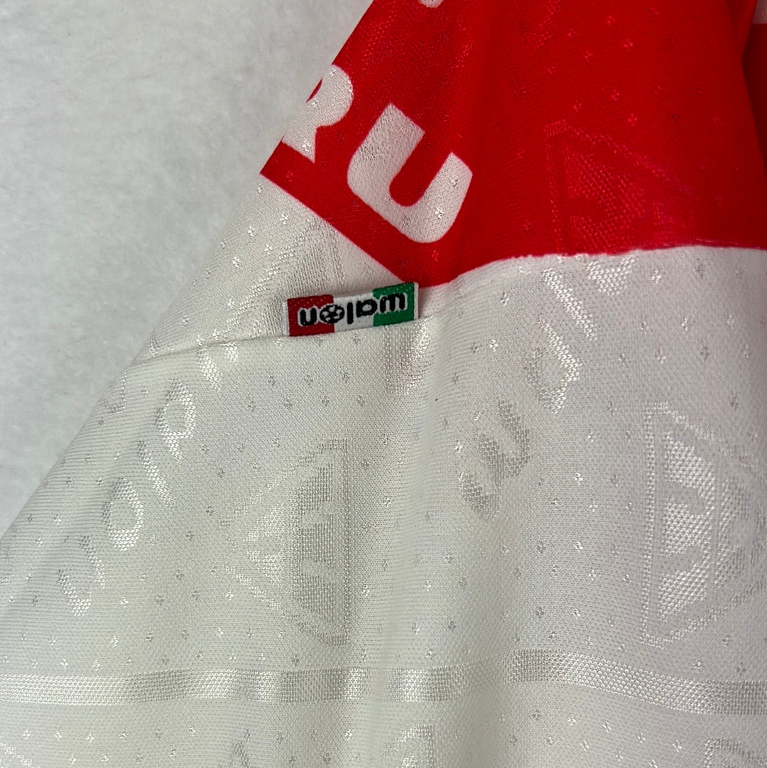 Peru 1999 Match Worn Shirt v Belgium