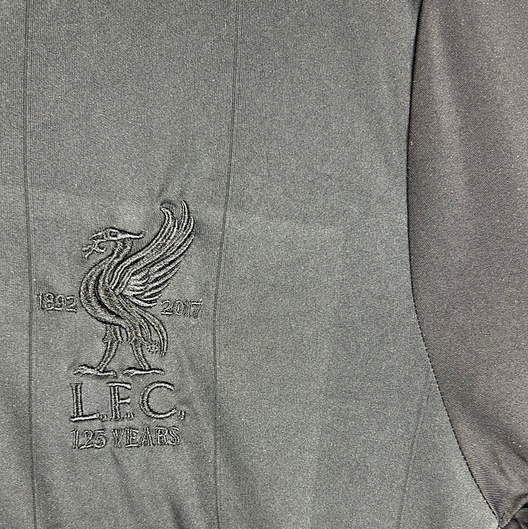 Liverpool 2017-2018 Black Out Shirt - Medium - Excellent Condition