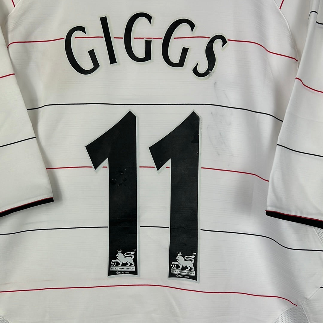 Manchester United 2003-2004-2005 Third Shirt - Large - GIGGS 11