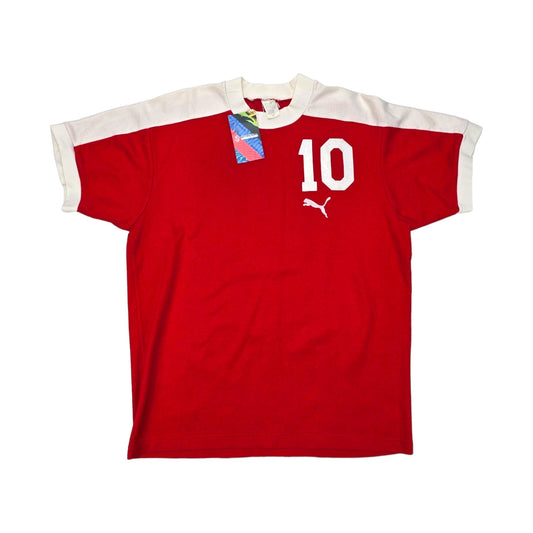 80s/90s Vintage Football Shirt (M) Puma # 10