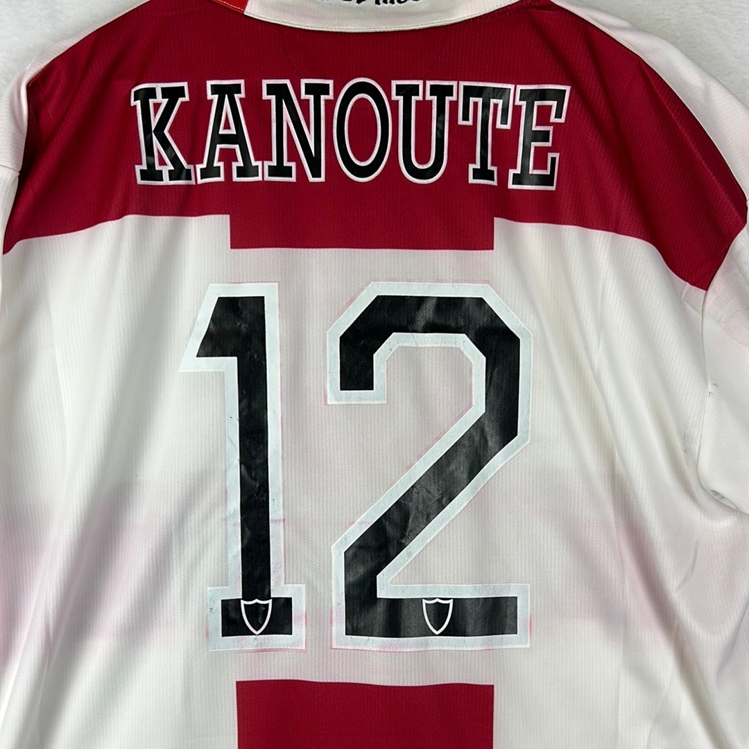 Sevilla 2007/2008 Player Issue European Home Shirt - Kanoute 12