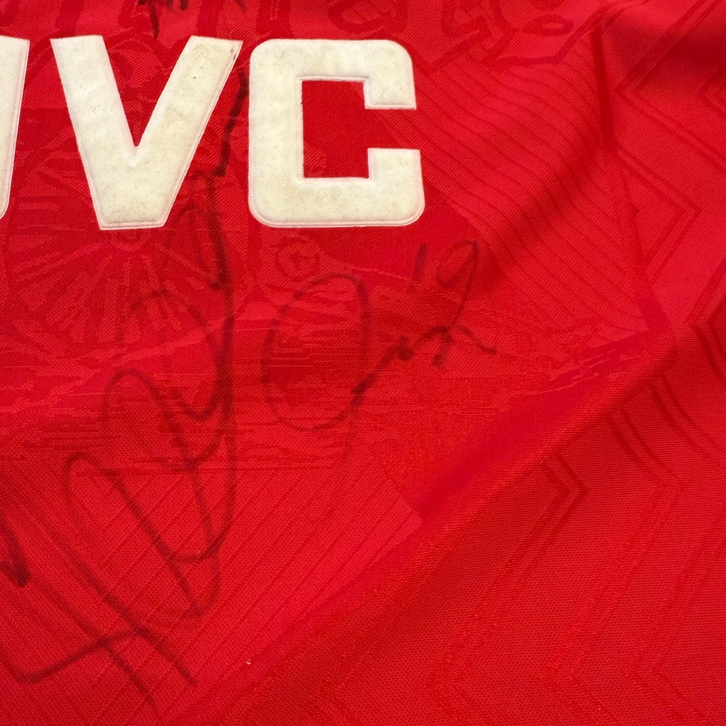 Arsenal 1994/1995 Home Shirt - Long Sleeve - Squad Signed