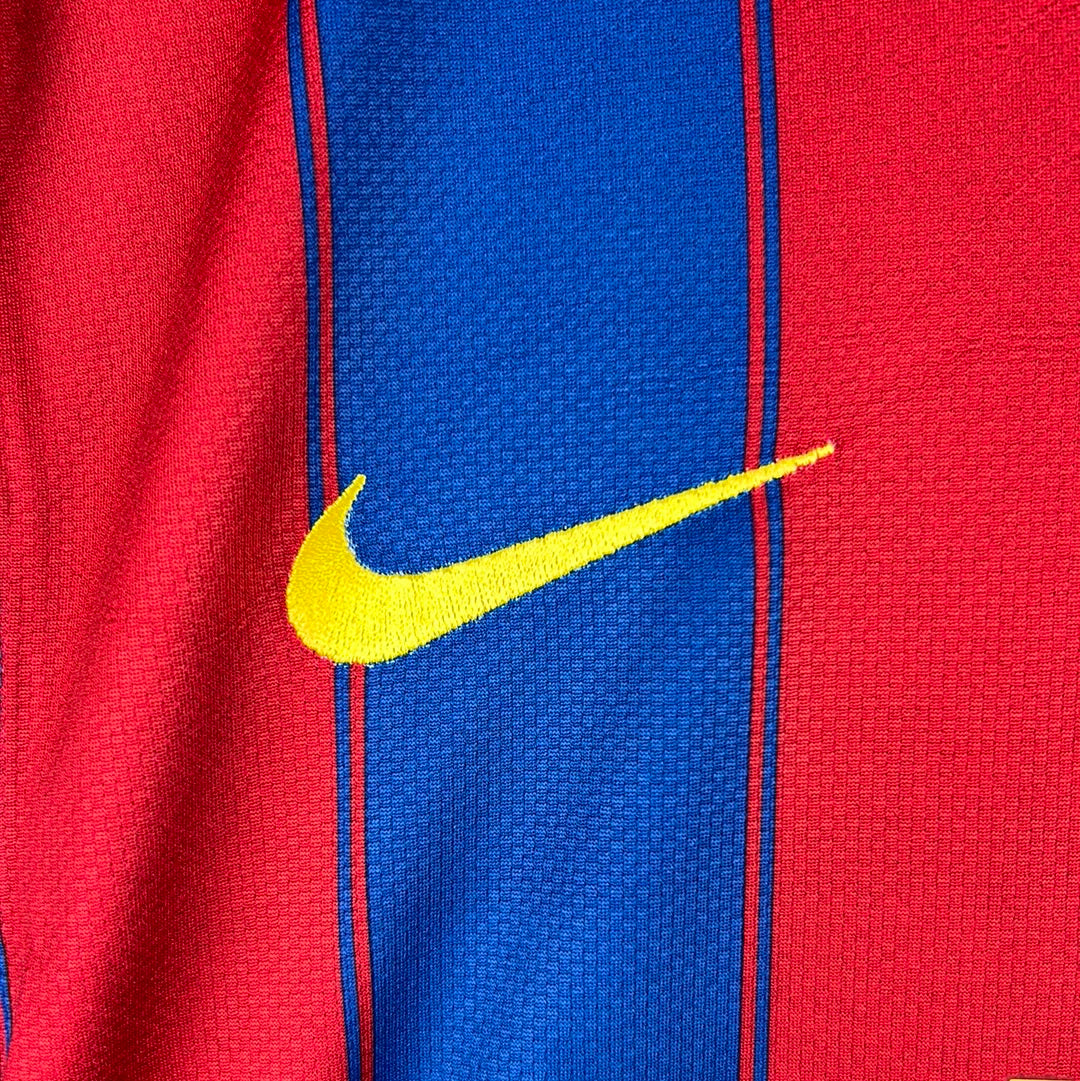 Barcelona 2009/2010 Player Issue Home Shirt - Fifa World Club Cup - Marquez 4