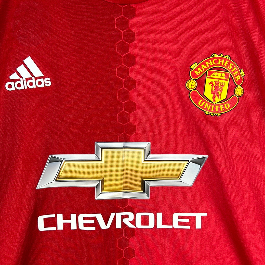 Manchester United 2016/2017 Adizero Home Shirt - Extra Large - Adidas AI6719