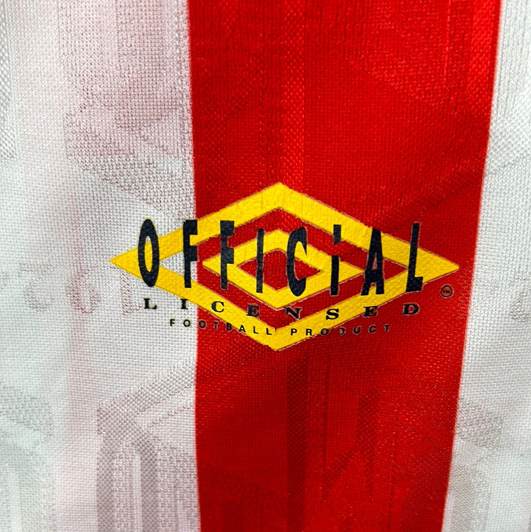 Olympiacos 1992-1993 Home Shirt - Large - Very Good Condition