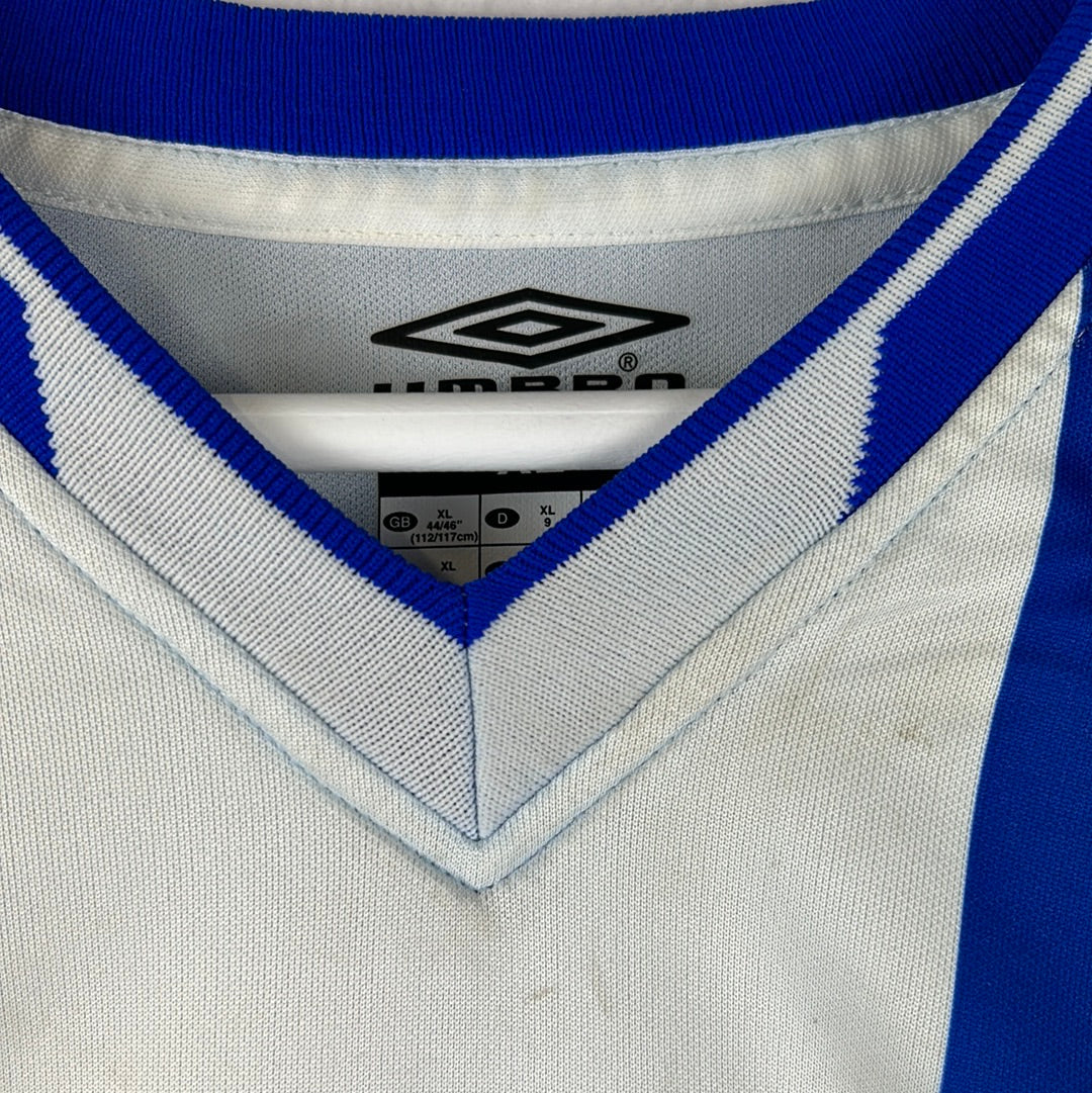 Espanyol 2004-2006 L/S Match Worn Home Shirt - XL - Fredson 15