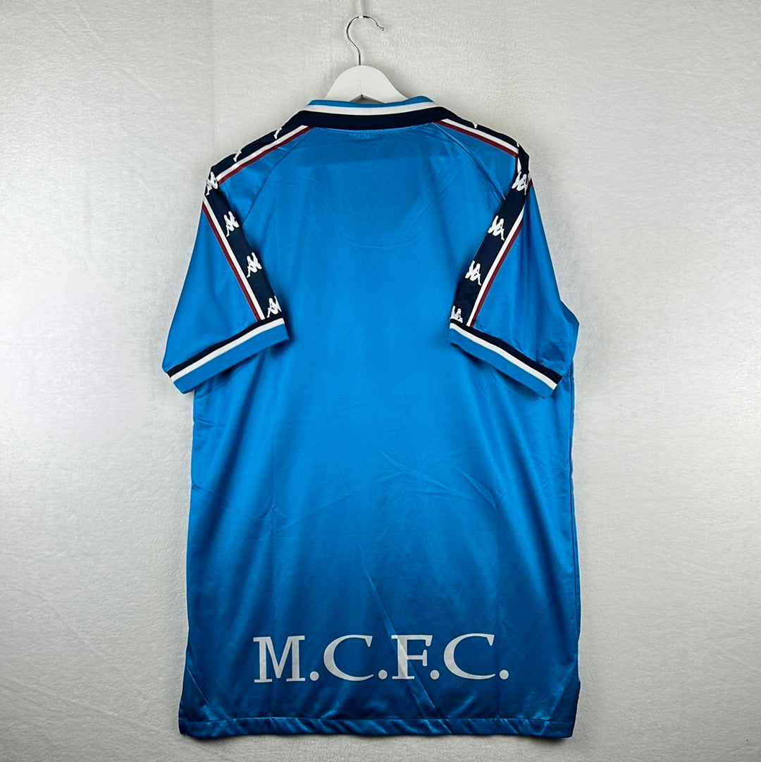 Manchester City 1997-1999 Home Shirt - 2XL - Excellent Condition