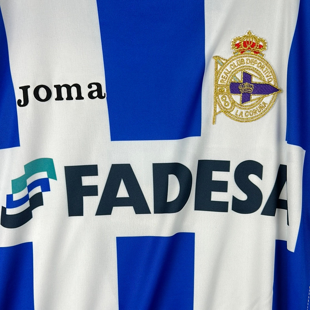 Deportivo La Coruna 2004/2005 Player Issue Home Shirt - Tristan 9 - Long Sleeve