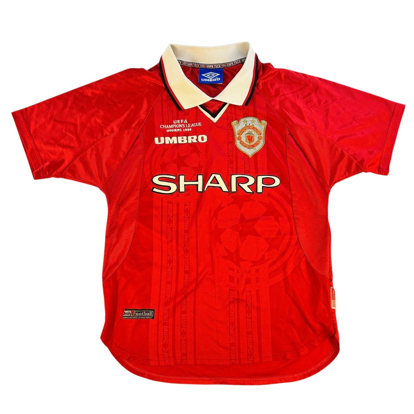 Manchester United 1999 European Home Shirt - 2 Star - Youth
