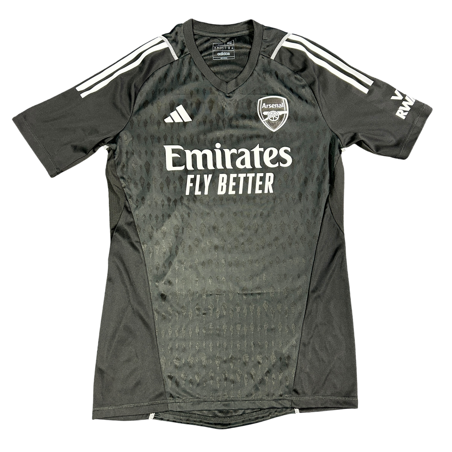 Arsenal 2023/2024 Black Goalkeeper Shirt - Large - Mint