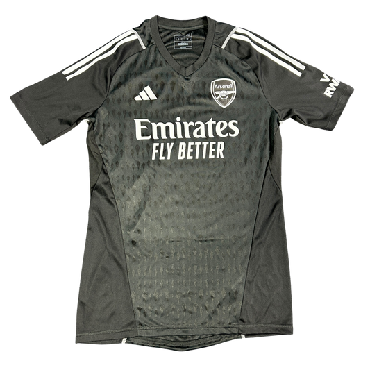 Arsenal 2023/2024 Black Goalkeeper Shirt - Large - Mint