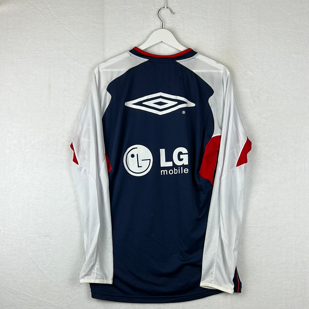 Lyon 2005-2006 Player Issue Training Top - Long Sleeve