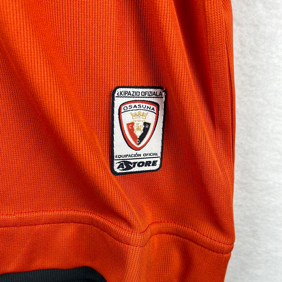 Osasuna 2007-2008 Match Worn Away Shirt - Large - Pandiani 11