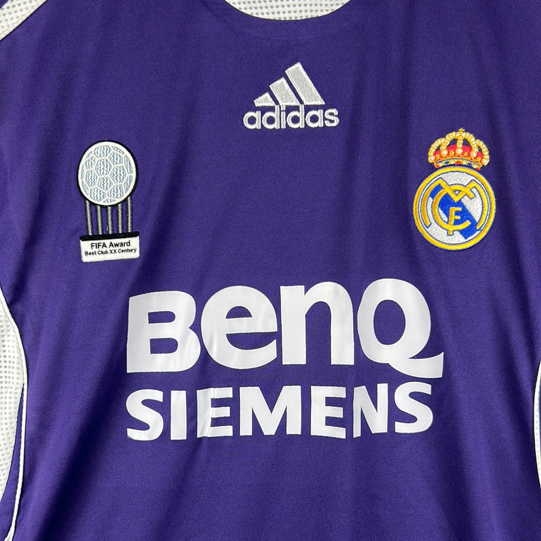 Real Madrid 2006/2007 Player Issue Third Shirt - Sergio Ramos 4 - Long Sleeve