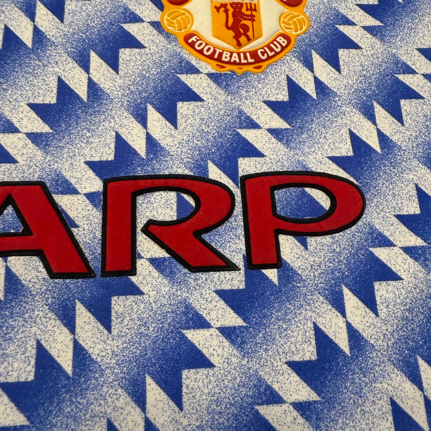 Manchester United 1990 Away Shirt - Snowflake - Large