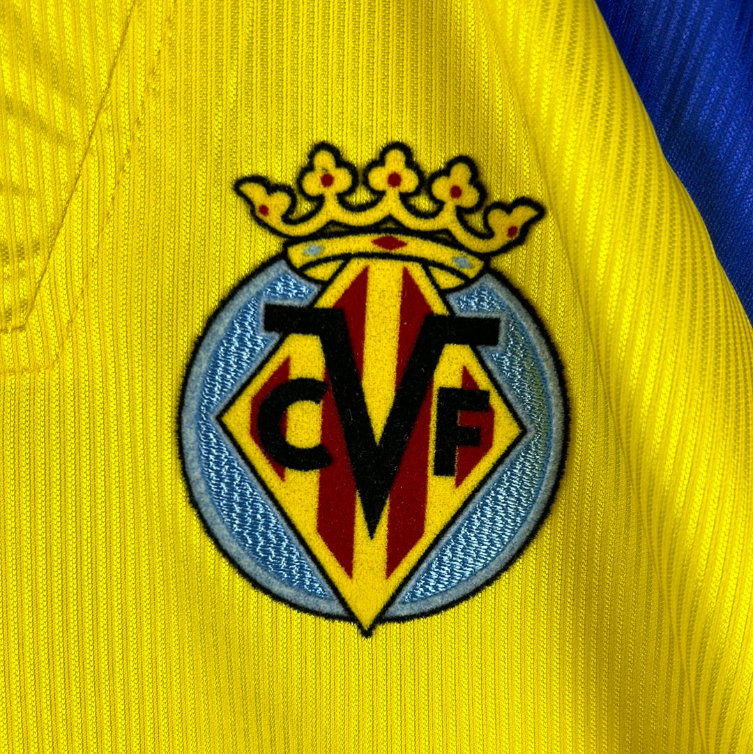 Villarreal 2000-2001 Player Issue Home Shirt - Large - Cagna 10