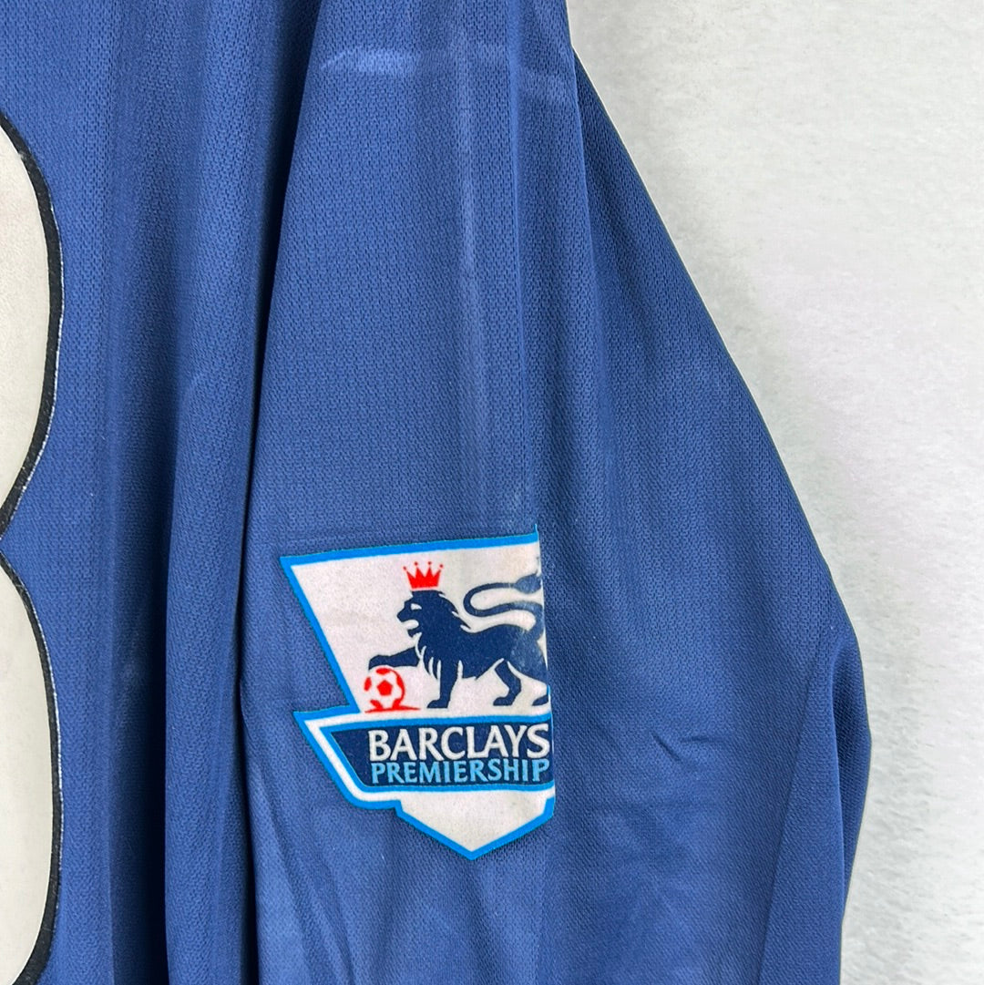 Portsmouth 2004/2005 Match Worn Home Shirt - Berger 23