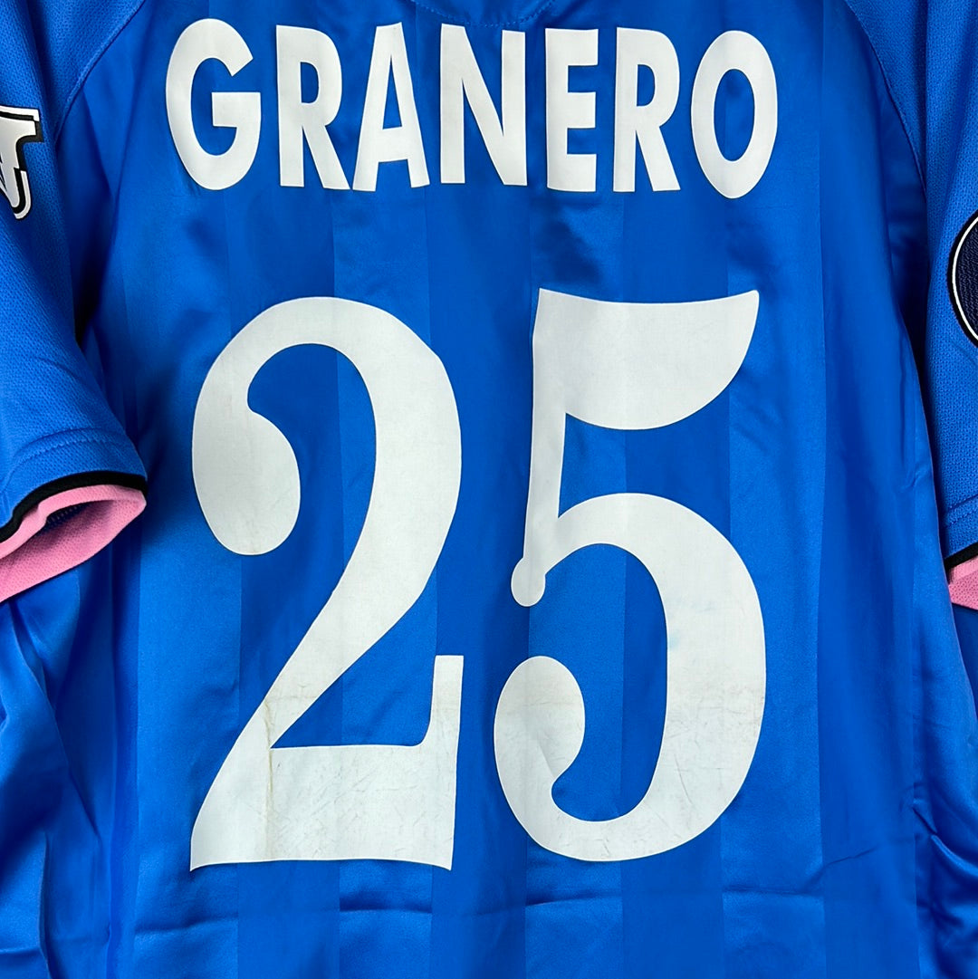 Getafe 2007/2008 Match Worn Fourth Shirt - Granero 25