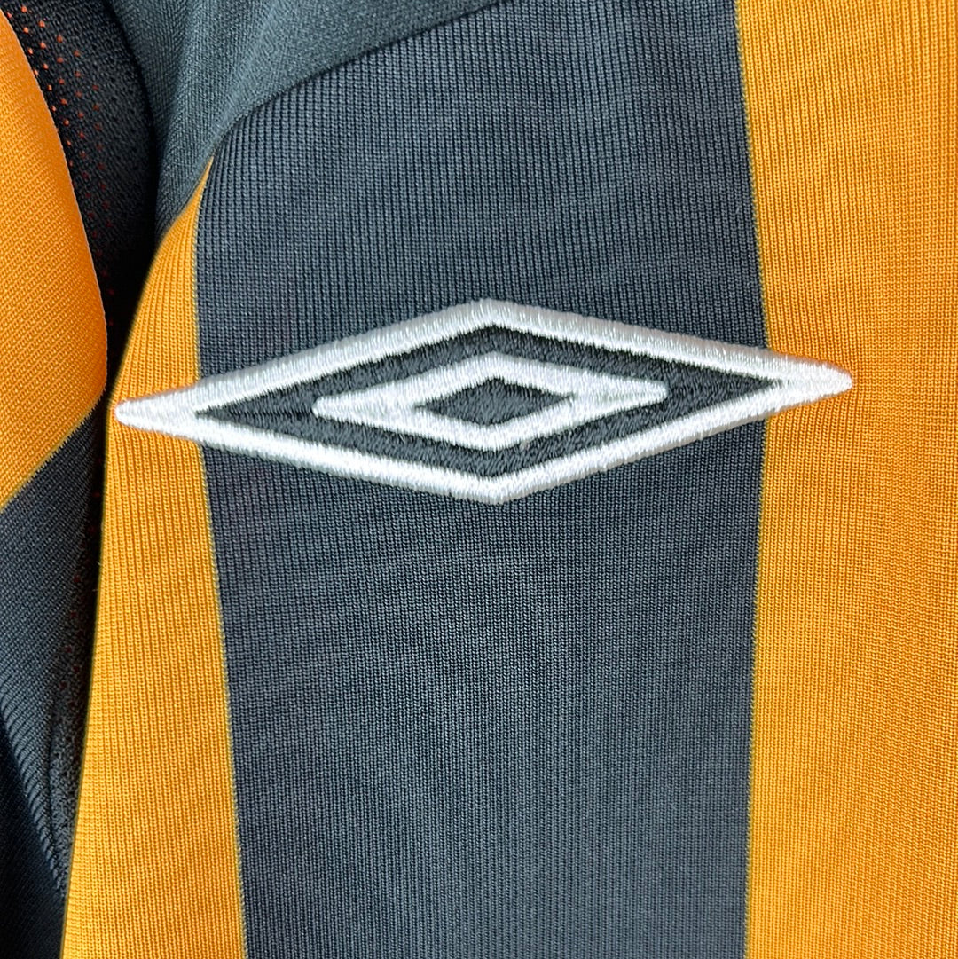 Hull City 2008/2009 Player Issue/ Match Worn Home Shirt - Boateng 20